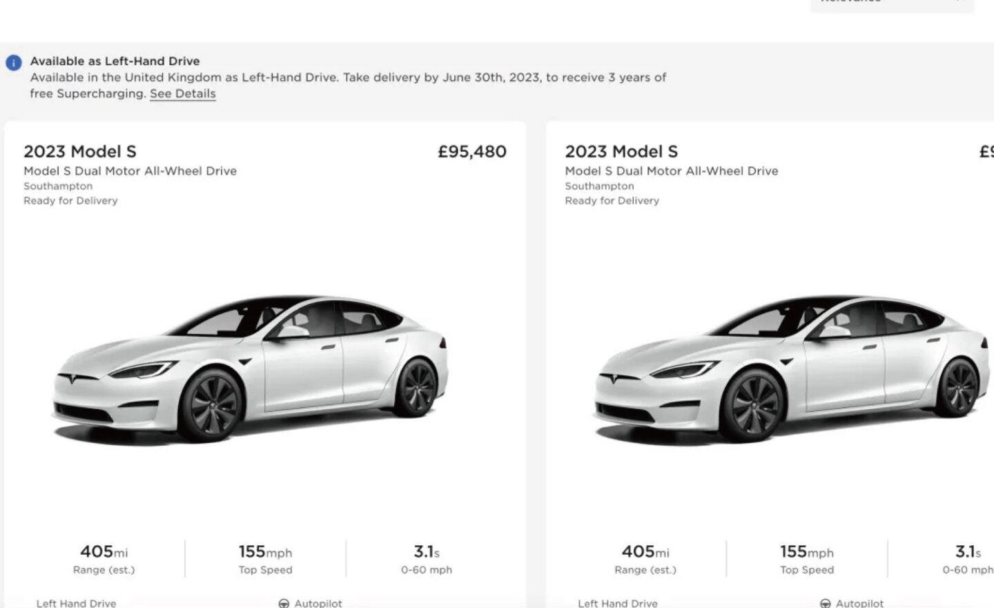 Tesla 特斯拉宣布將不再生產「右駕」版 Model S 和 Model X