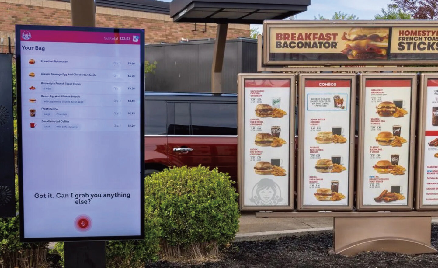 溫蒂漢堡得來速導入 Google 的 AI 聊天機器人，對著它點餐就像真人一樣