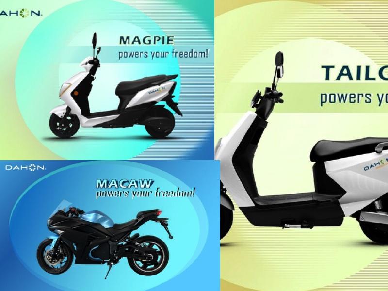 折疊自行車品牌 DAHON 推出自家的電動摩托車 Macaw，以及輕便版 Magpie 和 Tailorbird