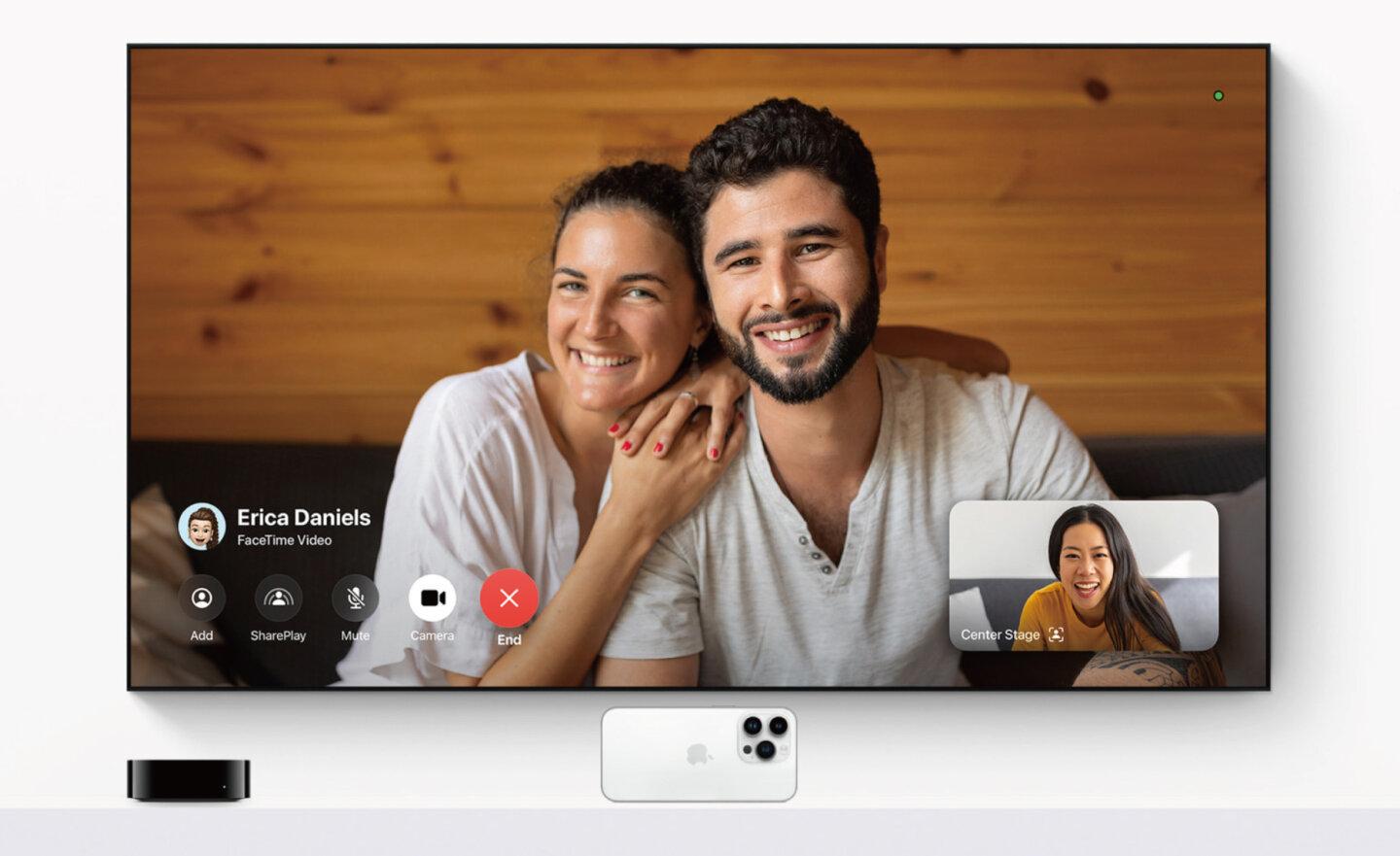 【Apple WWDC 2023】FaceTime app 登陸 tvOS 17，搭配 iPhone 就能在 Apple TV 視訊 ！