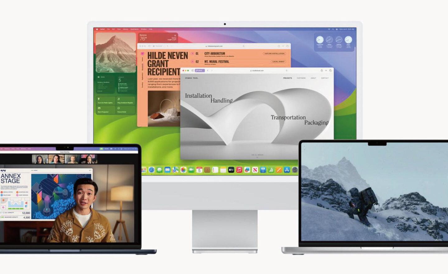 【Apple WWDC 2023】macOS Sonoma 導入桌面小工具功能，還加入遊戲模式！