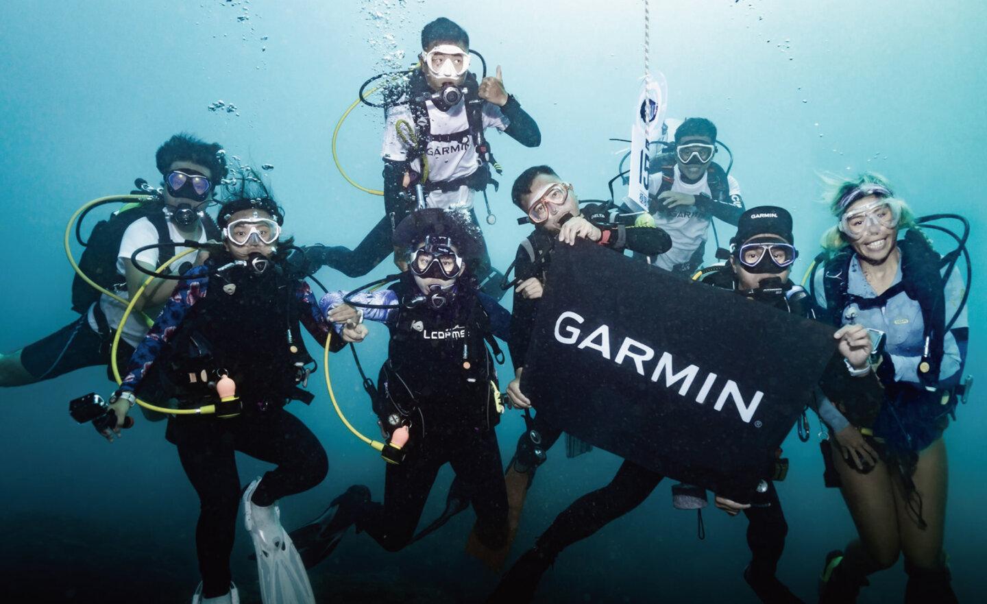 Garmin 打造極限快閃店，海底15米、山野秘境開張
