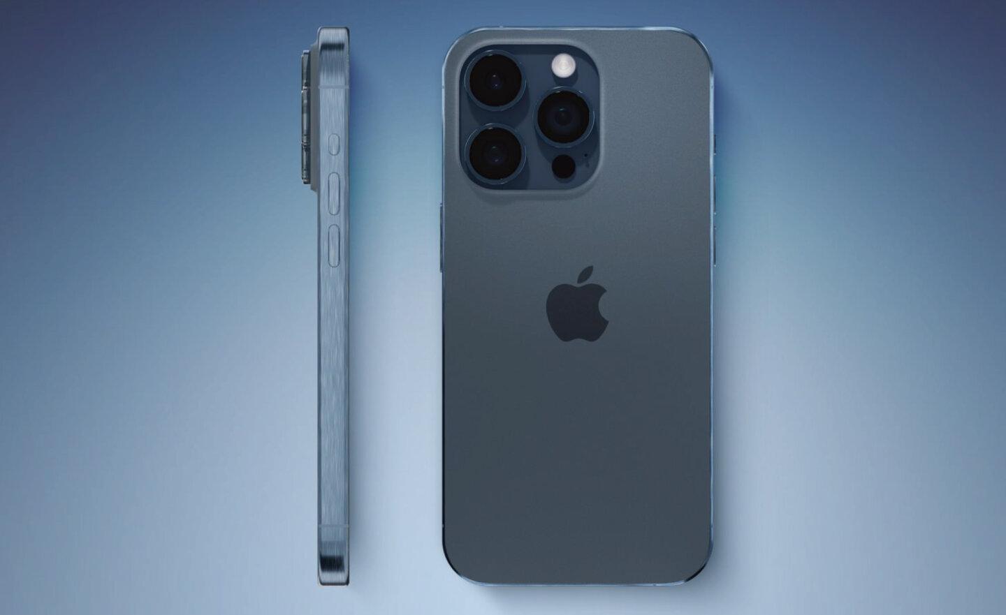 傳出 iPhone 15 Pro 新色是「藍色」和「鈦灰色」，沒有金色和深紅色