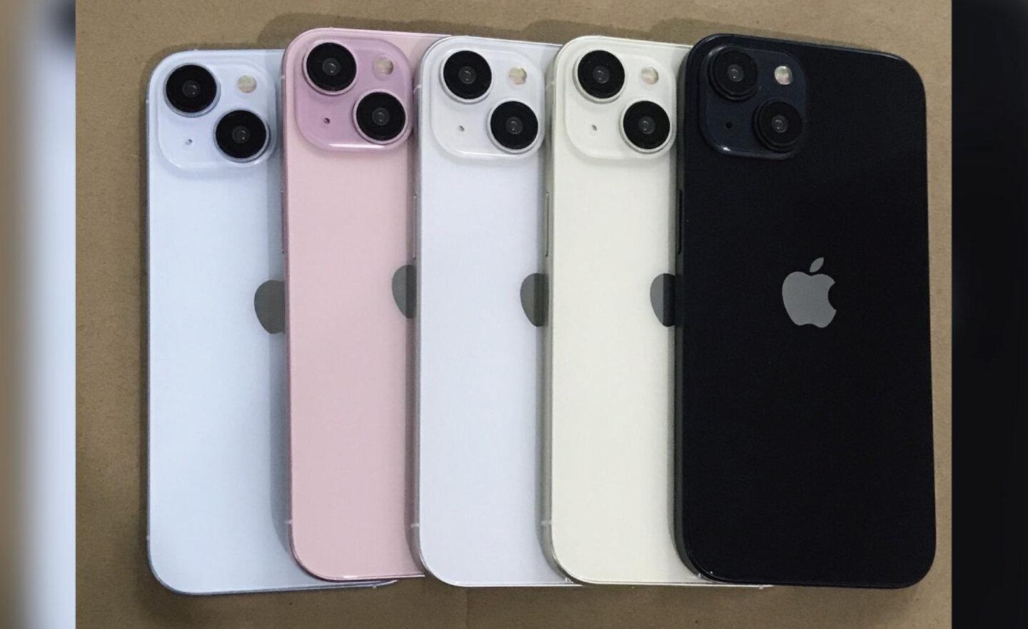 iPhone 15、iPhone 15 Pro 模型機照片曝光，秀出所有新機顏色