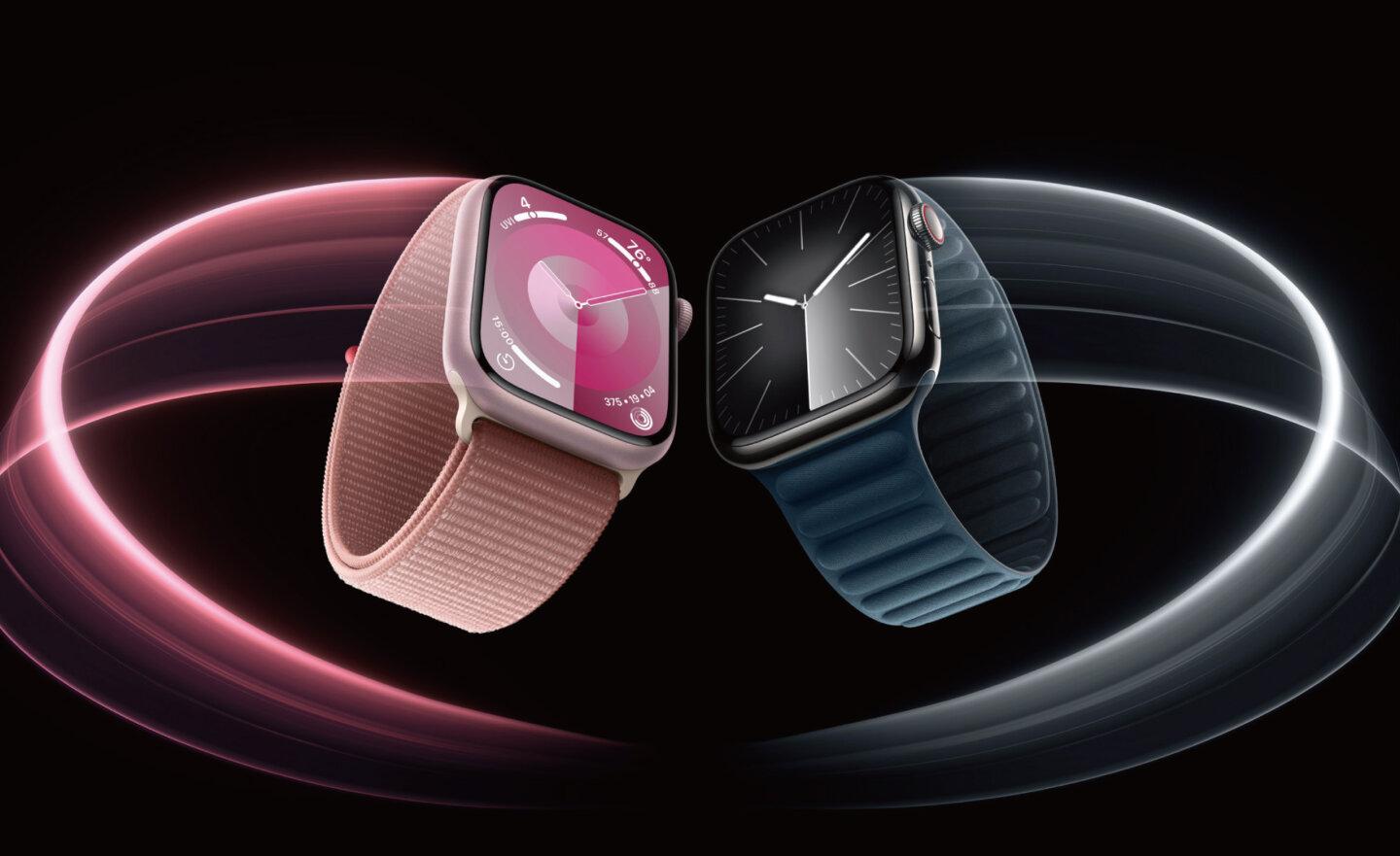 Apple Watch Series 9 亮相！搭載 S9 Sip 晶片、雙指互點兩下手勢等