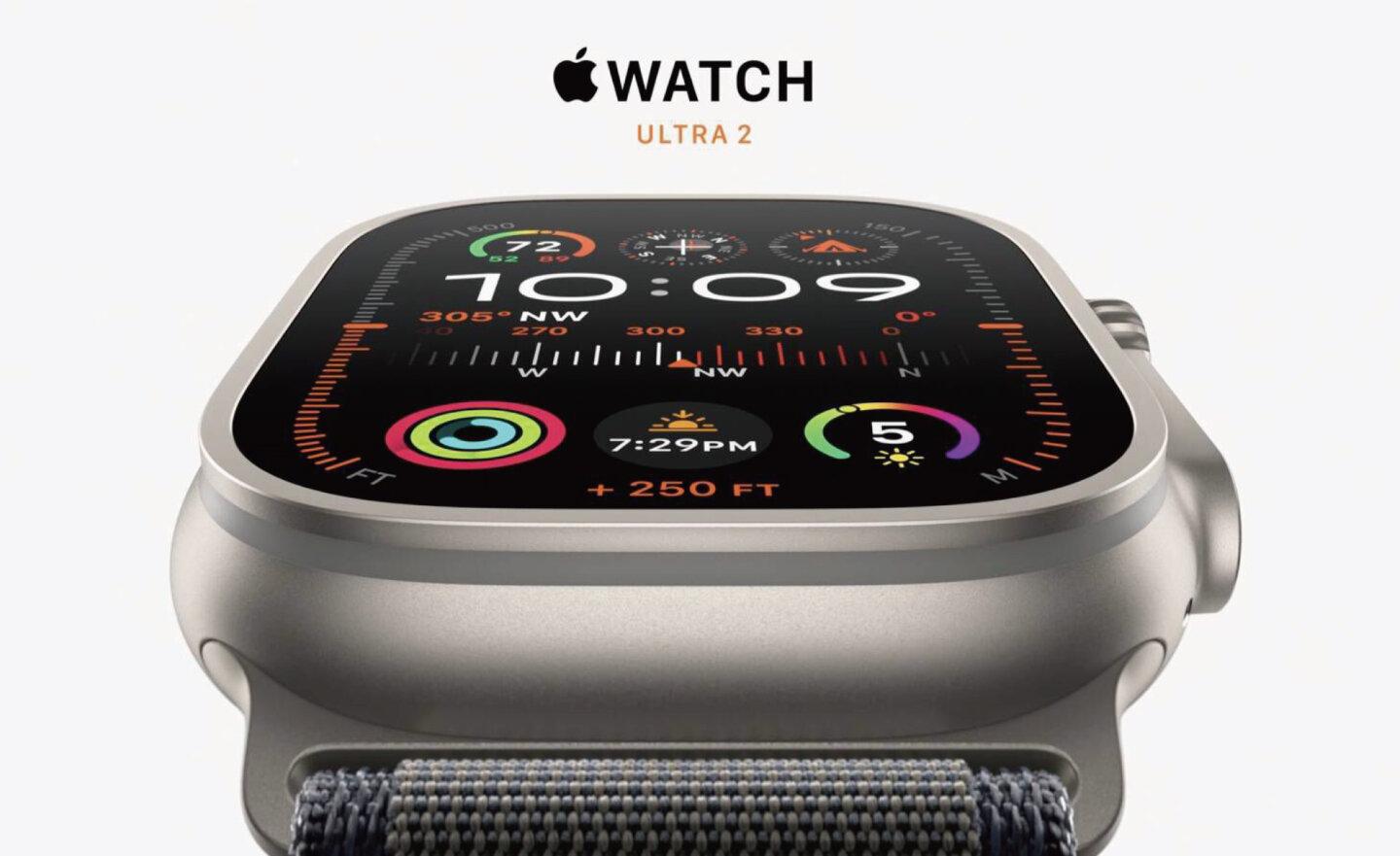 Apple 推出 Apple Watch Ultra 2，配備更快的 S9 晶片、第二代超亮頻晶片和超量顯示螢幕