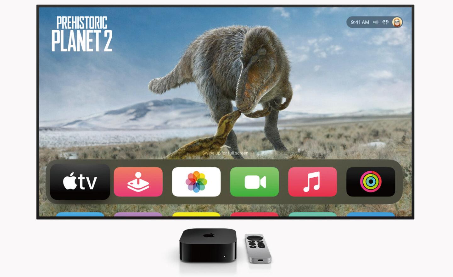 Apple 釋出 tvOS 17 作業更新，支援 FaceTime、控制中心調整等