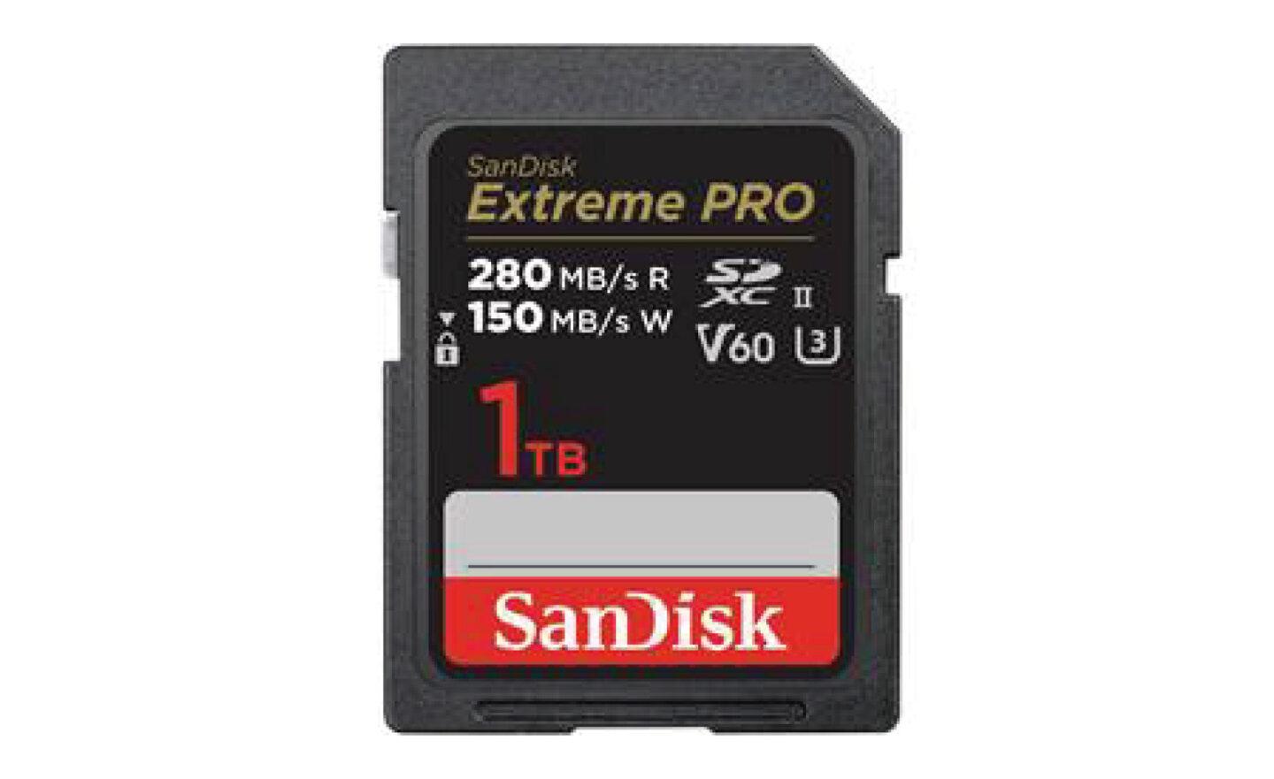 SanDisk Extreme PRO SDXC UHS-II V60 記憶卡上市，適合儲存 4K UHD 和 6K 影像