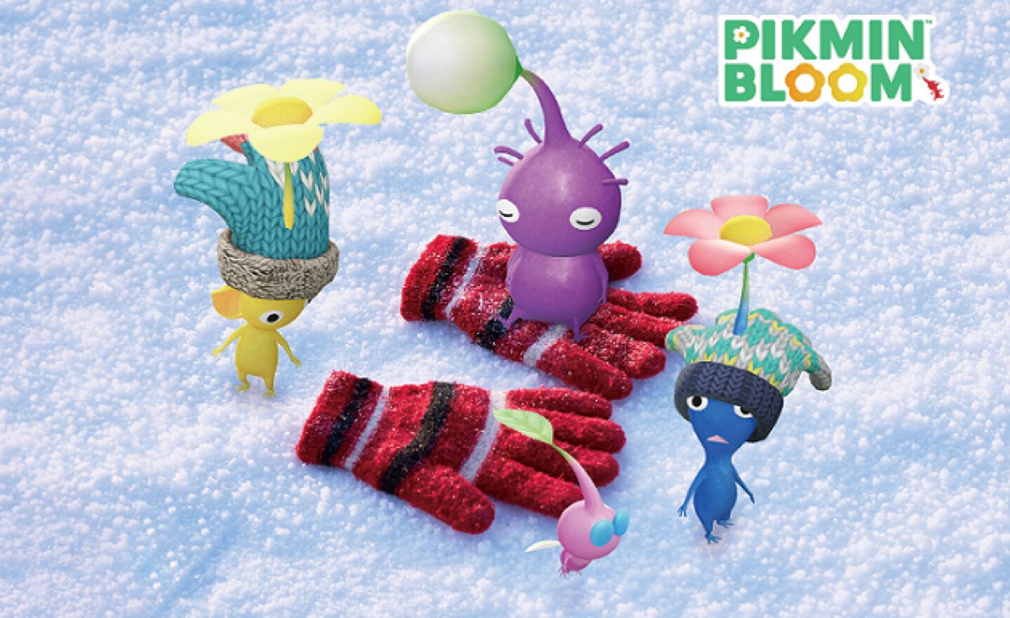 Pikmin Bloom 公布 12 月佳節活動，皮克敏也戴上手套跟圍巾保暖了
