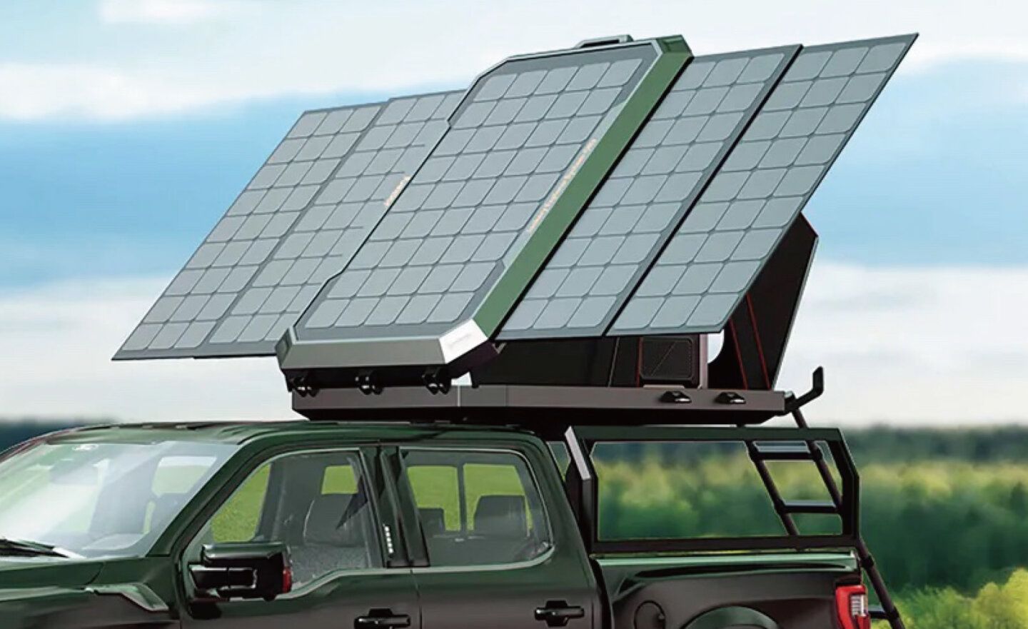 【CES 2024】車頂帳不只能露營，還有太陽能板儲電功能