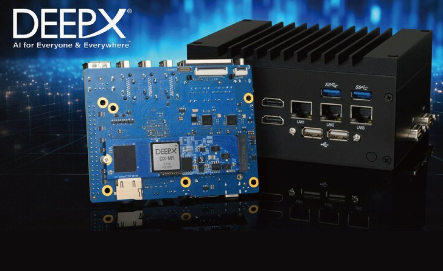 【CES 2024】DEEPX 的 AI 加速器 DX-M1晶片，進行全球實測驗證