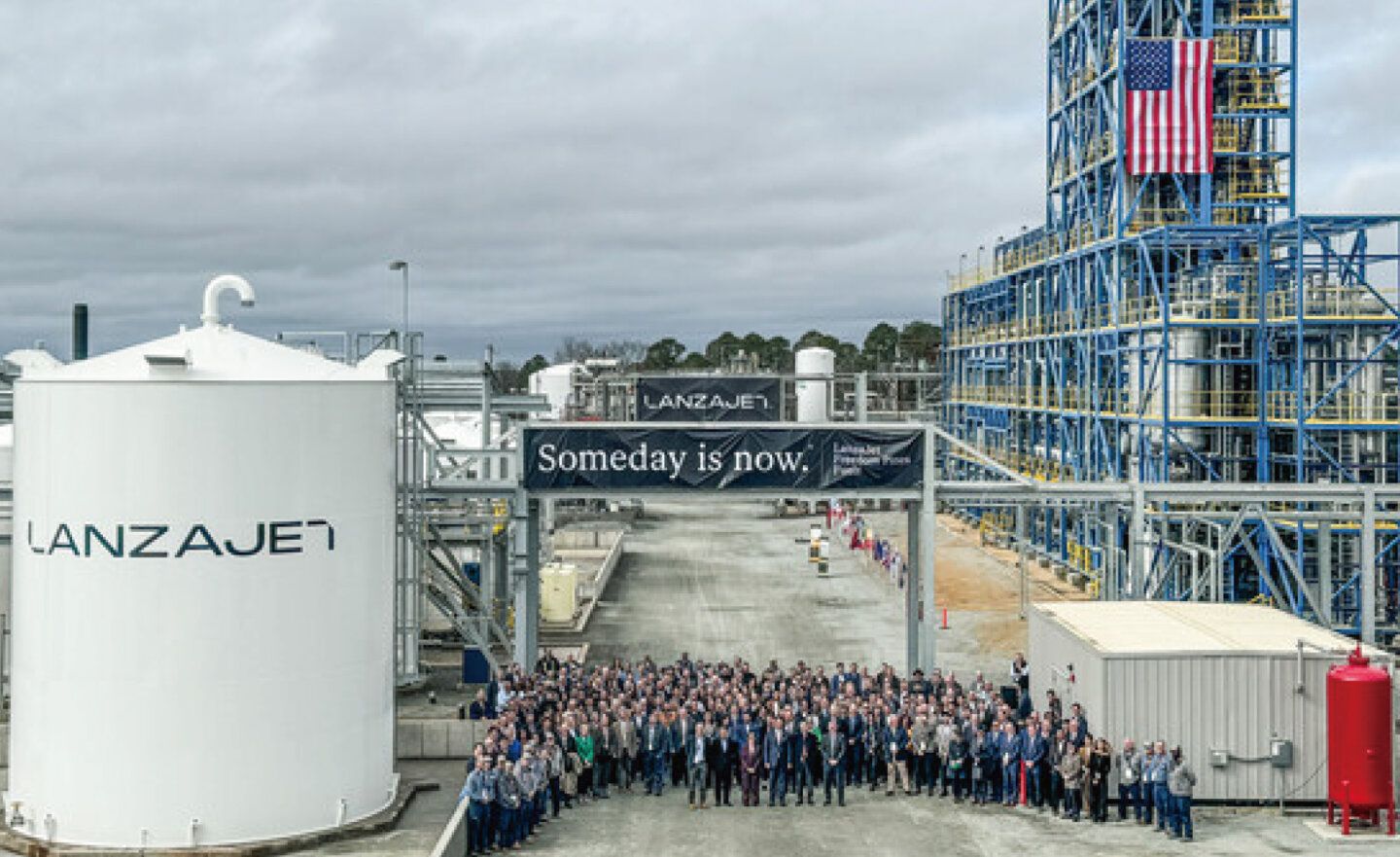 LANZAJET 慶祝全球首家乙醇轉化永續航空燃料生產廠開業