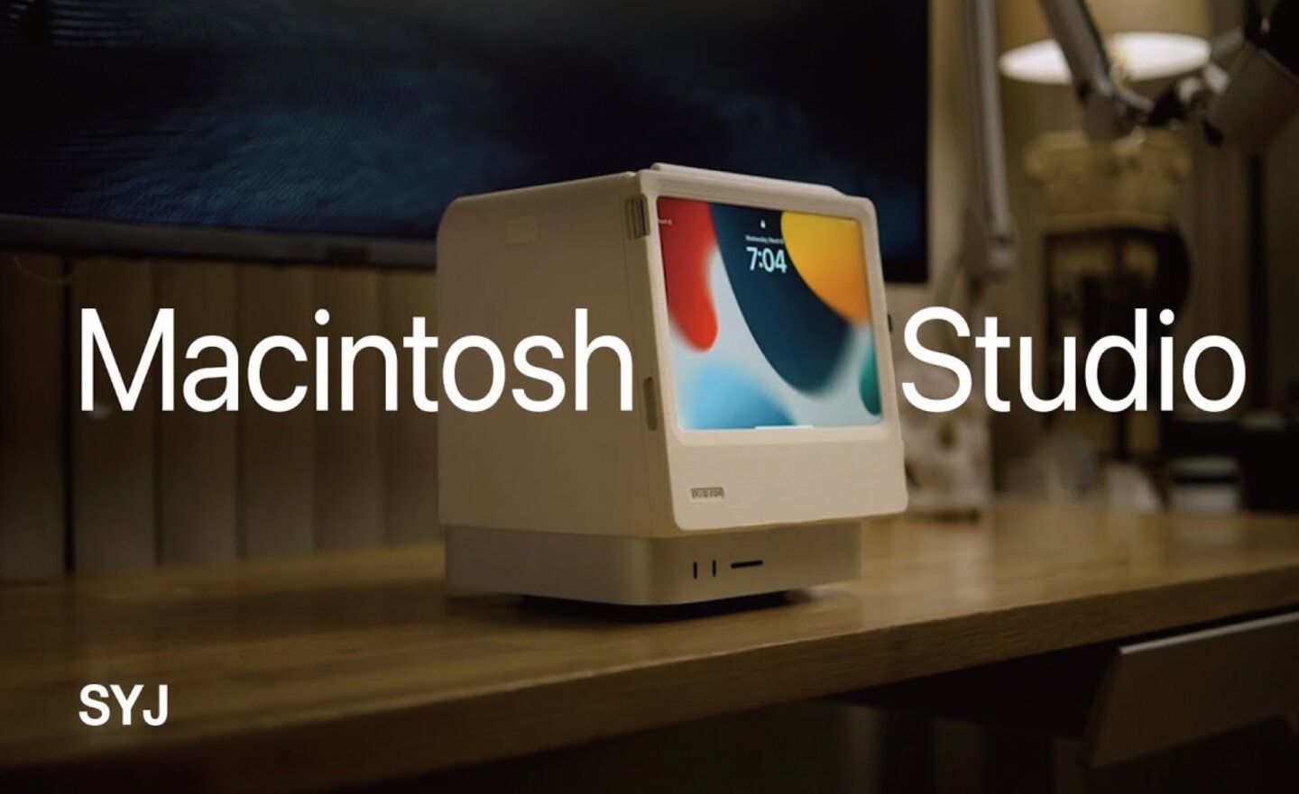 設計師以 3D 列印打造「Macintosh Studio」，融合 iPad mini 與復古的麥金塔電腦！