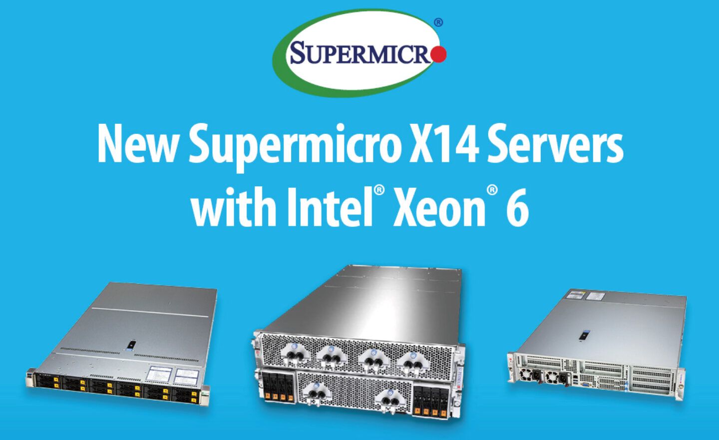 Supermicro發表X14伺服器系列，支援 Intel Xeon 6 處理器