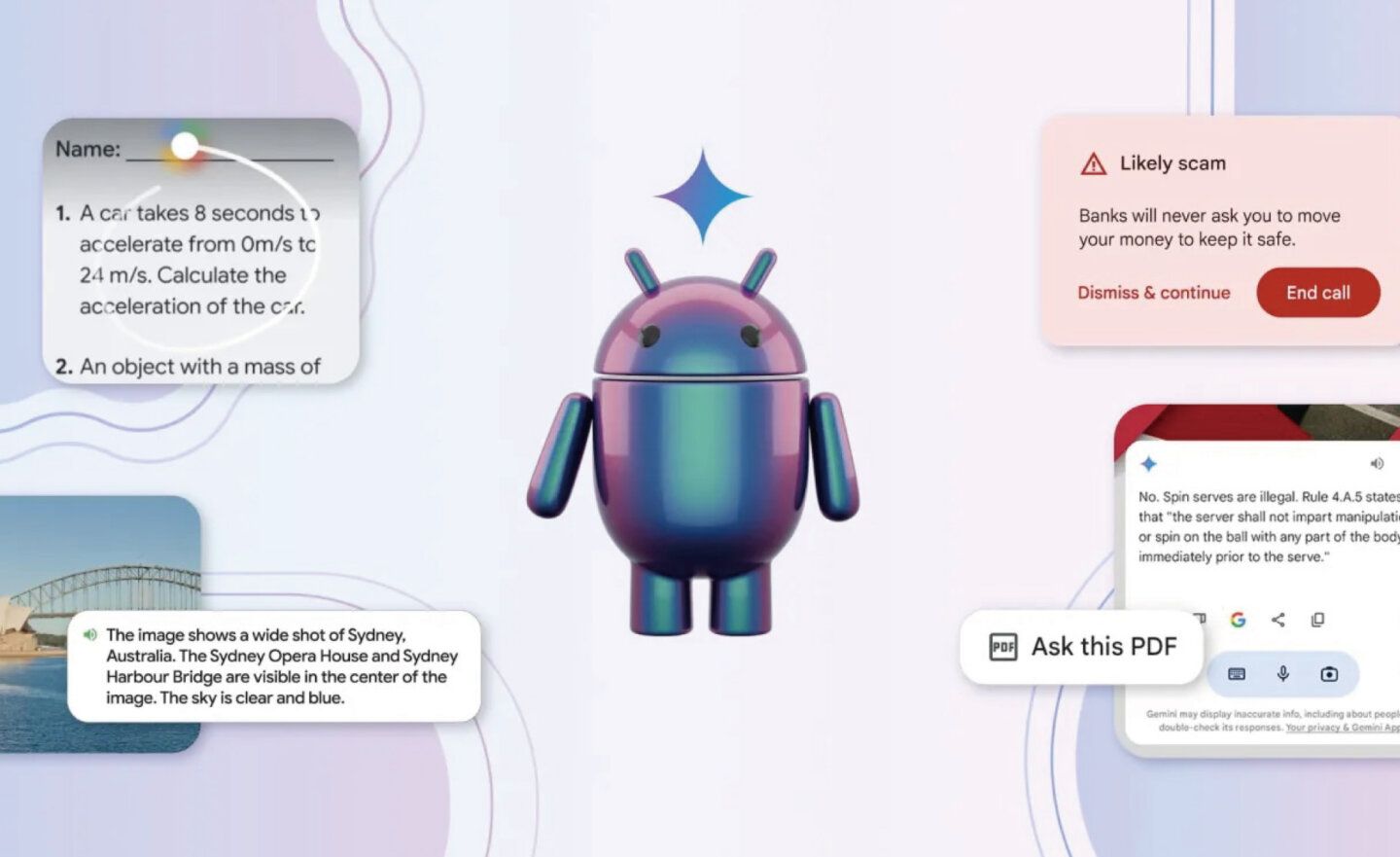 Google 以 Gemini 為核心，打造內建 AI 的Android 作業系統