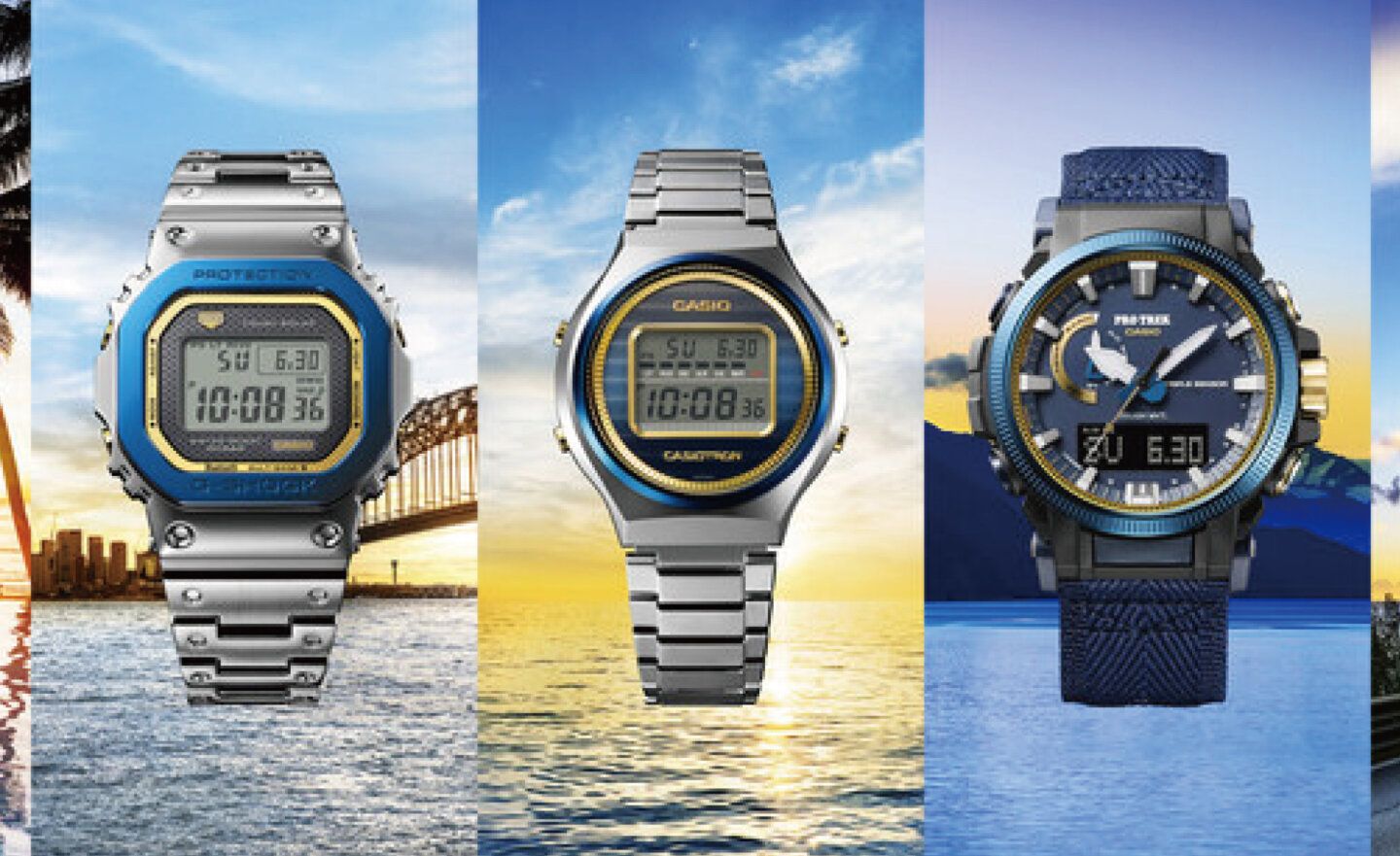 Casio 推出五款「天空大海」系列紀念手錶，慶祝品牌誕生50周年