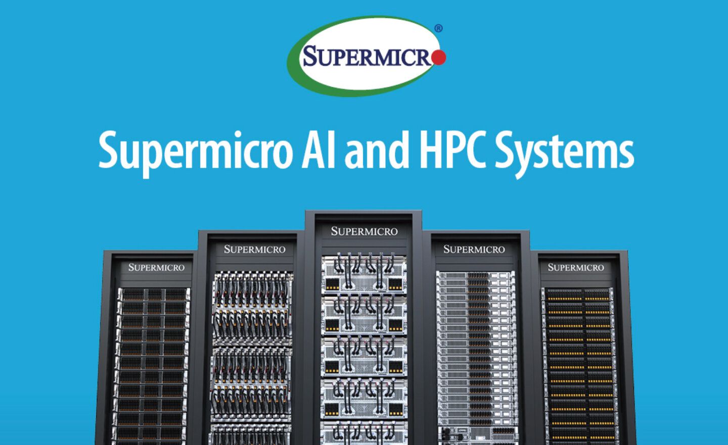 Supermicro 展示機櫃級液冷伺服器配備最新加速器，融合 AI 與高速運算