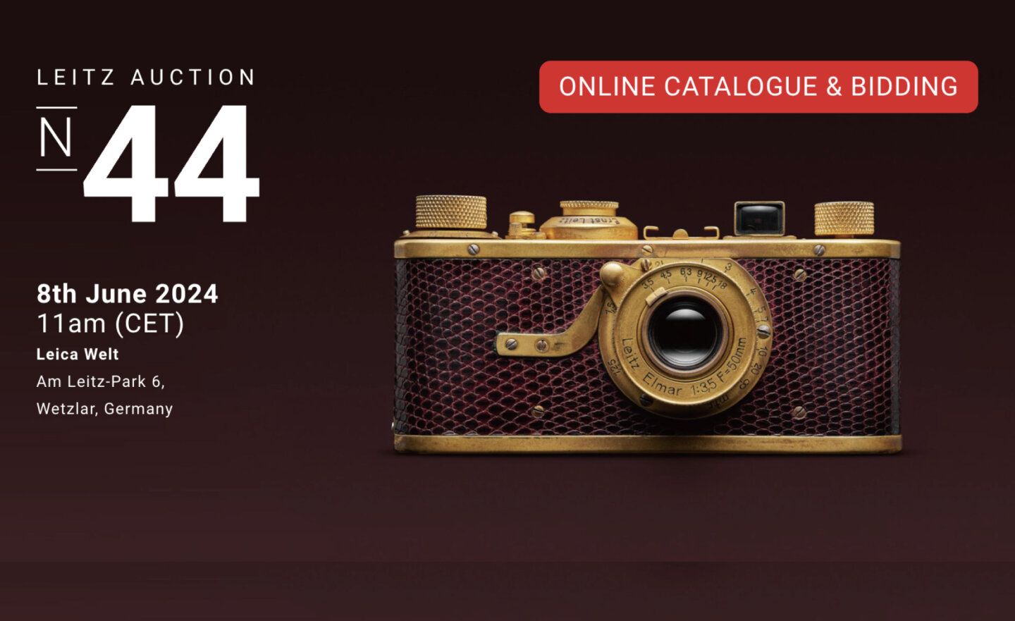 徠卡相機拍賣會即將展開，將以珍稀相機慶祝徠卡M系統誕生70周年