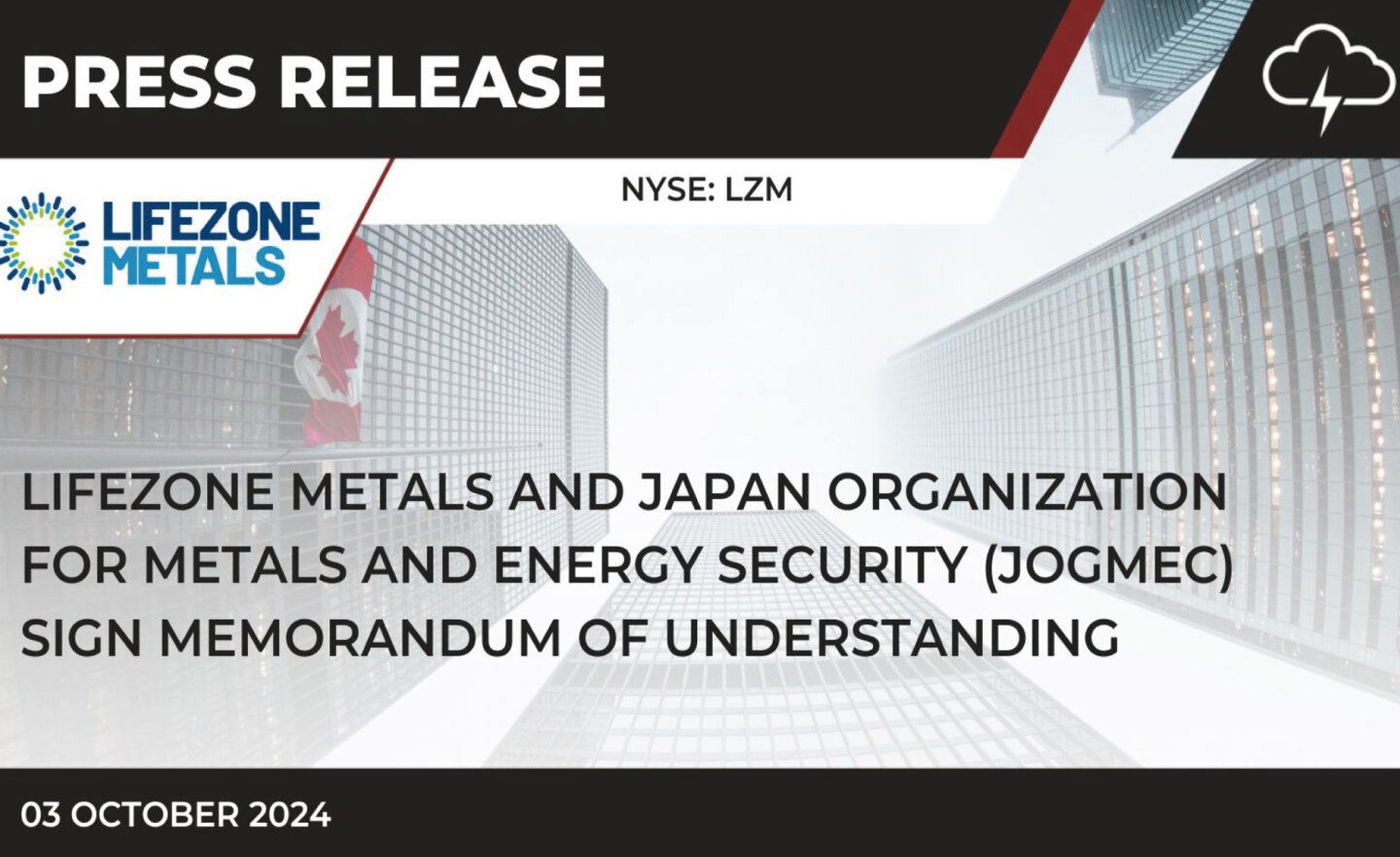 Lifezone Metals 與日本 JOGMEC 合作，為電池產業提供更潔淨的金屬